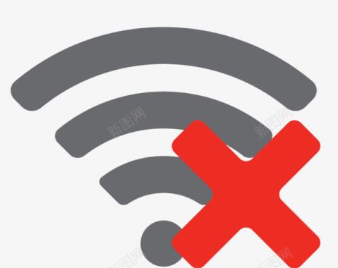 矢量信号图标无法使用的wifi信号图标图标