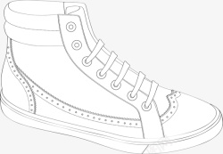 鞋类海报设计白色球鞋矢量图高清图片