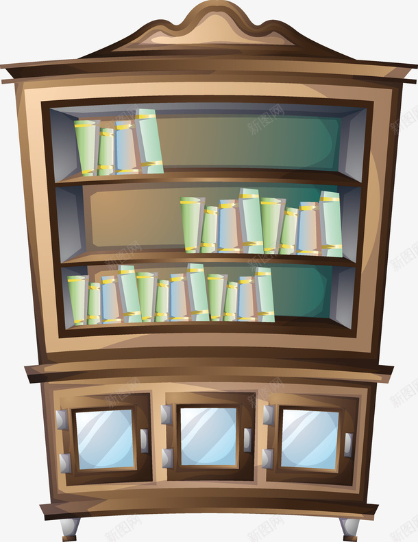 手绘室内书柜插画图png免抠素材_88icon https://88icon.com 卡通 厨房 室内图 室内场景 室内场景摆设 室内场景线稿 家具 家具摆设 平面 平面设计 手绘 插图 样板房 洗手 洗手间 装修书柜插画平面图 设计 餐厅