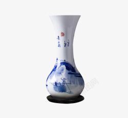 中式仿古花瓶素材