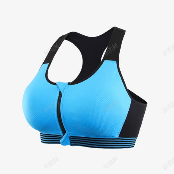 蓝色运动背心png免抠素材_88icon https://88icon.com 内衣 女士内衣 女装 文胸 背心 胸罩 运动内衣 运动文胸 运动服饰