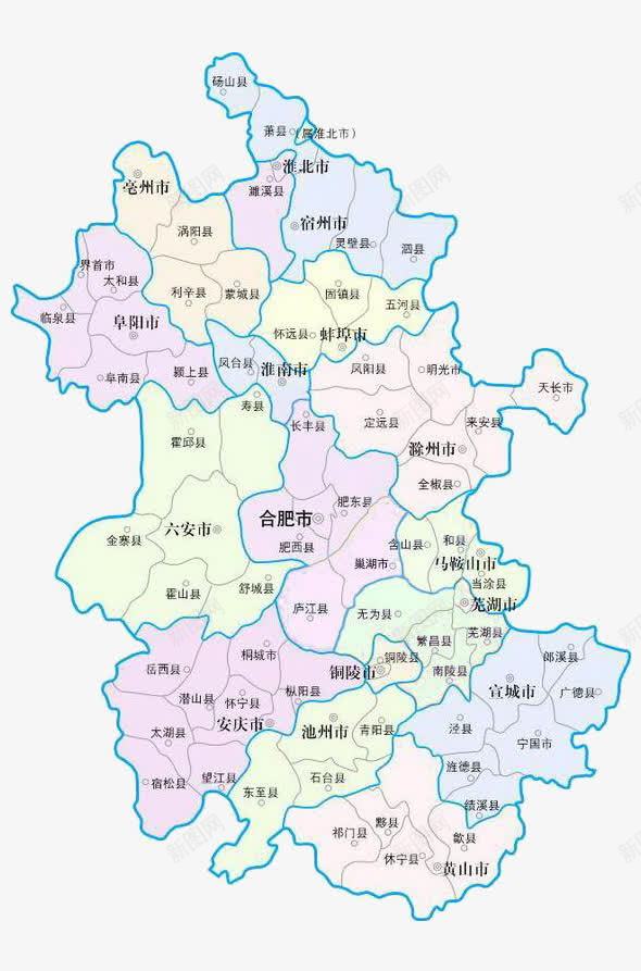 安徽地图png免抠素材_88icon https://88icon.com 国家地理 地图 地理 安徽 省份