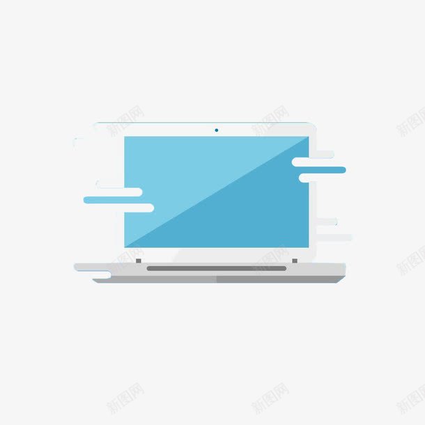 蓝色手绘显示屏png免抠素材_88icon https://88icon.com LED led大屏幕 大屏 屏幕 显示屏 电子产品 蓝色 计算机