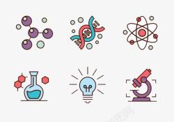 医药学卡通医护研究器具显微镜高清图片