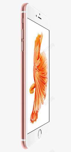 粉色苹果手机iPhone侧面素材