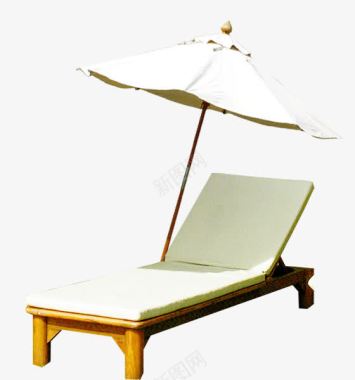 太阳伞沙滩椅图标图标