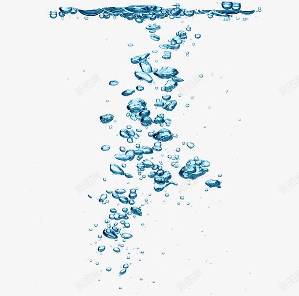 蓝色浮游出水面的氧气气泡png免抠素材_88icon https://88icon.com 一群 气泡 氧气 氧气气泡 浮游出水面 自然现象 蓝色