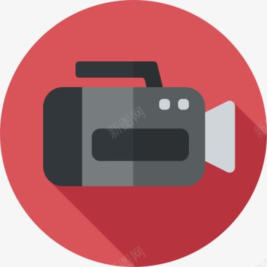 腾讯视频图标卡通摄像机图标图标
