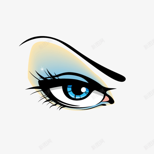 蓝色瞳孔犀利眼睛png免抠素材_88icon https://88icon.com 个性设计 可怕 犀利 犀利的眼神 直视 眼睛 眼神 蓝色瞳孔