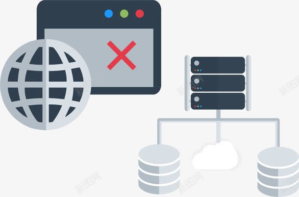 数据库设备png免抠素材_88icon https://88icon.com 数据库 矢量素材 移动运营 网站维护 设备维护
