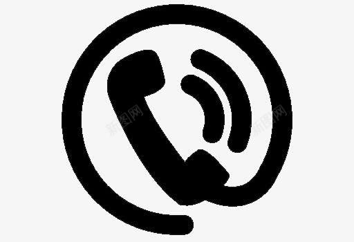 logo标识图标电话机热线电话铃声图标