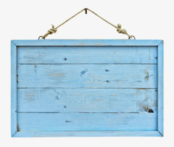 拼接花纹蓝色拼接凹陷挂着的木板实物高清图片