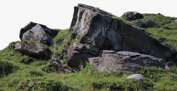 石头风景png免抠素材_88icon https://88icon.com 堆石块 石头 草原 草地 风景