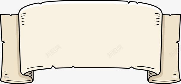 复古纸张卷轴png免抠素材_88icon https://88icon.com 卷轴 复古纸张 横幅标签 简约纸片 纸卷 装饰图案