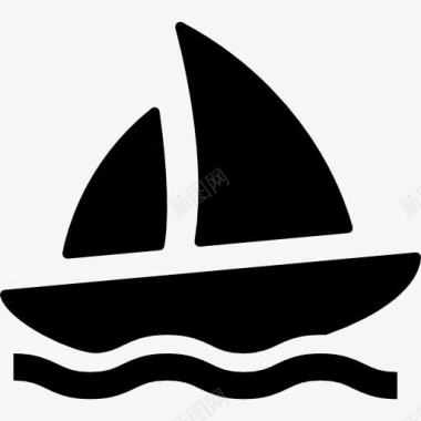 海水产品帆船图标图标