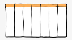 卡通扁平化表格矢量图素材