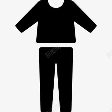 长袖毛衣运动服图标图标