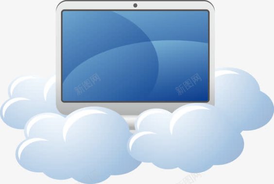 云服务图标电脑云服务图标图标