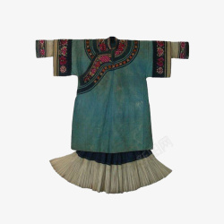 彝族女士民族服装展示素材
