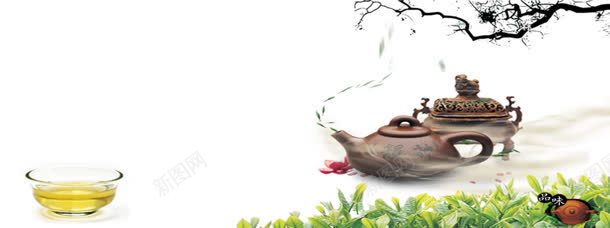 茶叶背景背景