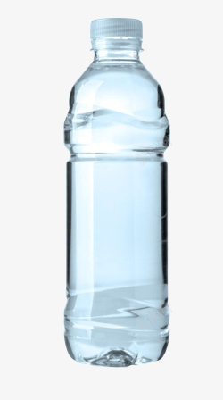 白色水珠透明解渴螺纹白色盖子的一瓶饮料高清图片