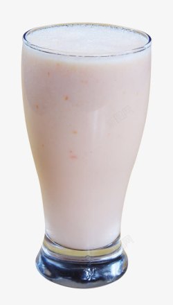 夏威夷牛奶木瓜木瓜牛奶饮料高清图片