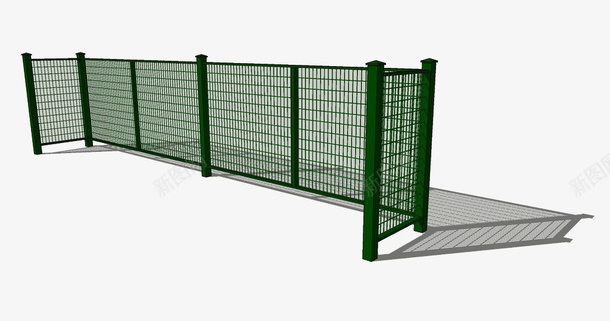 金属防护网png免抠素材_88icon https://88icon.com 保护 围栏 安全 材质 样式 简洁 绿色 防护栏 防护网