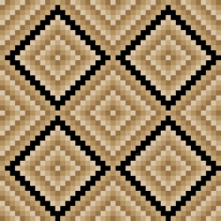 格子植绒地毯矢量图素材
