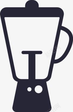 榨汁机设备榨汁机豆浆机图标图标
