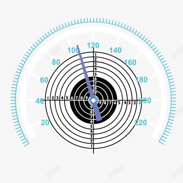 蓝色指针刻度时刻表png免抠素材_88icon https://88icon.com 刻度 指针 时刻表 蓝色