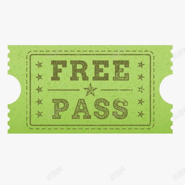绿色门票入场券演唱会矢量图ai_88icon https://88icon.com 入场券 演唱会 演唱会门票 绿色 门票 矢量图