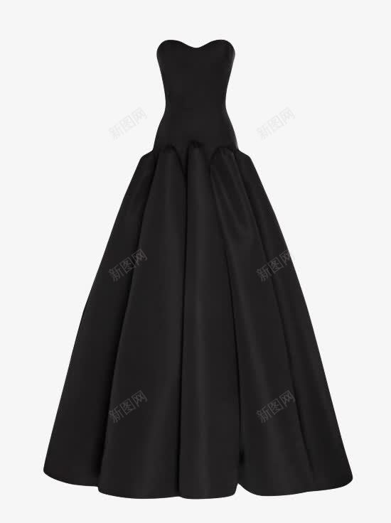 黑色的抹胸裙子png免抠素材_88icon https://88icon.com 女士 时尚 服装 服装定制 连衣裙