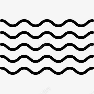 海浪矢量素材海浪图标图标