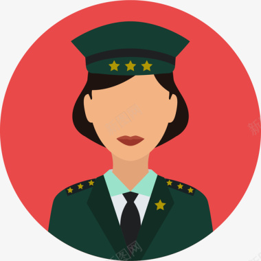 发货ICON女警察图标图标