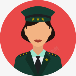 女警女警察图标高清图片