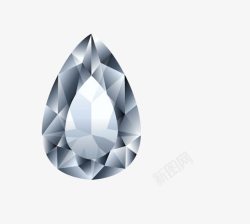 钻石型水滴形钻石高清图片