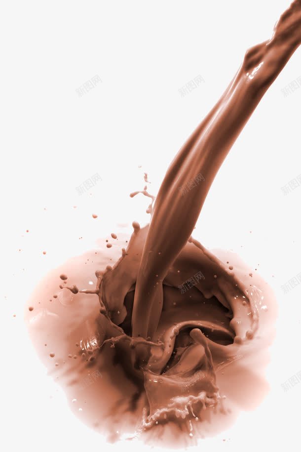 巧克力奶汁png免抠素材_88icon https://88icon.com 咖啡 喷溅 奶浪 巧克力