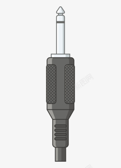 耳机插头手绘卡通电视转接头高清图片