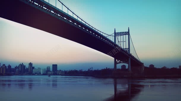 跨江大桥海报背景jpg设计背景_88icon https://88icon.com 大桥 海报 背景