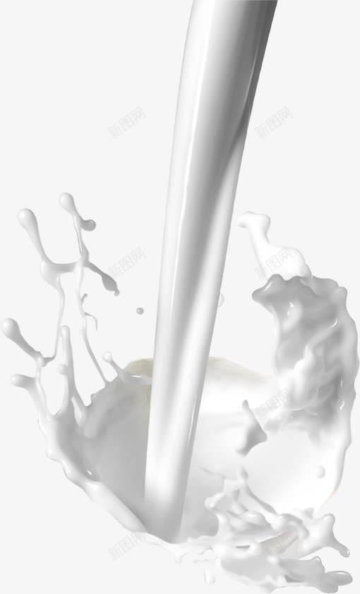 牛奶png免抠素材_88icon https://88icon.com 喷溅 泼溅 流淌 液体 溅射牛奶 牛奶