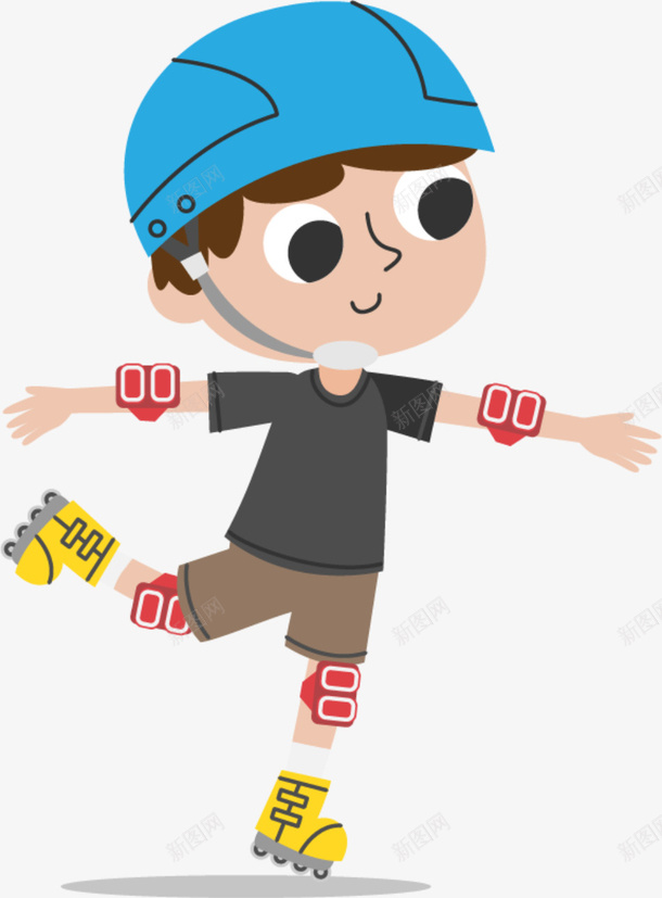 儿童节溜冰的男孩png免抠素材_88icon https://88icon.com 儿童节 开心 戴着头盔 溜冰的男孩 滑冰 玩耍