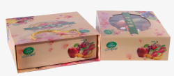 苹果水果包装盒图素材