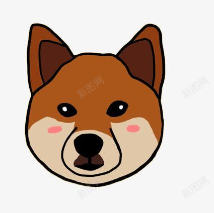 可爱的柴犬头像png免抠素材_88icon https://88icon.com 人类的朋友 可爱的柴犬 手绘柴犬图片 柴犬 棕色的柴犬