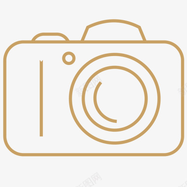 大理石摄影家用照相机插画矢量图图标图标