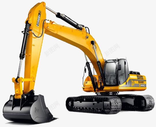 重型挖掘机png免抠素材_88icon https://88icon.com 挖掘机 机械 重型 重型挖掘机 重型的 黄色 黄色的挖掘机