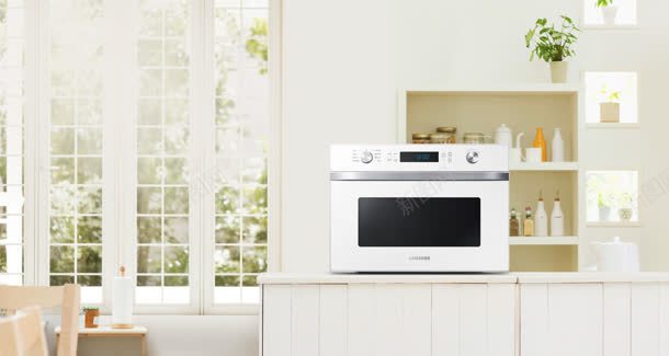 白色微波炉海报背景jpg设计背景_88icon https://88icon.com 微波炉 海报 白色 背景