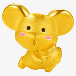金色老鼠一只可爱的金老鼠高清图片