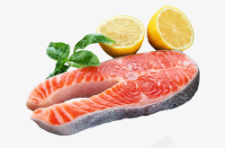 美味生鲜三文鱼排食材素材