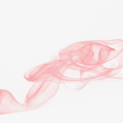 粉红色的烟雾飘绕素材