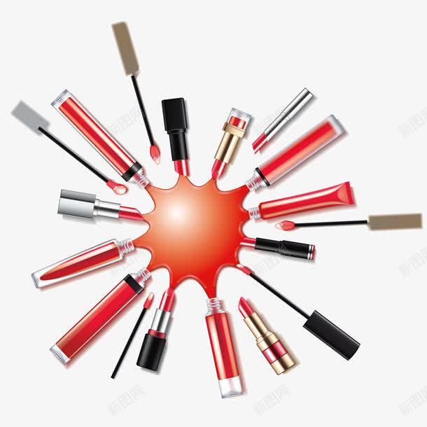 美妆化妆品背景png免抠素材_88icon https://88icon.com 化妆 化妆品背景 唇膏 女人 彩妆 海报设计 美妆背景 美容
